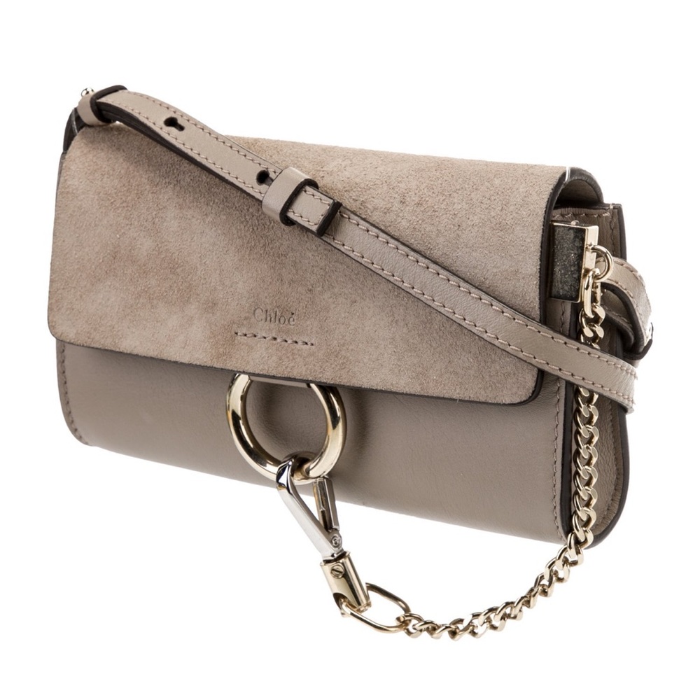 Chloe Leather Faye crossbody Bag mini - Picture 4 of 8